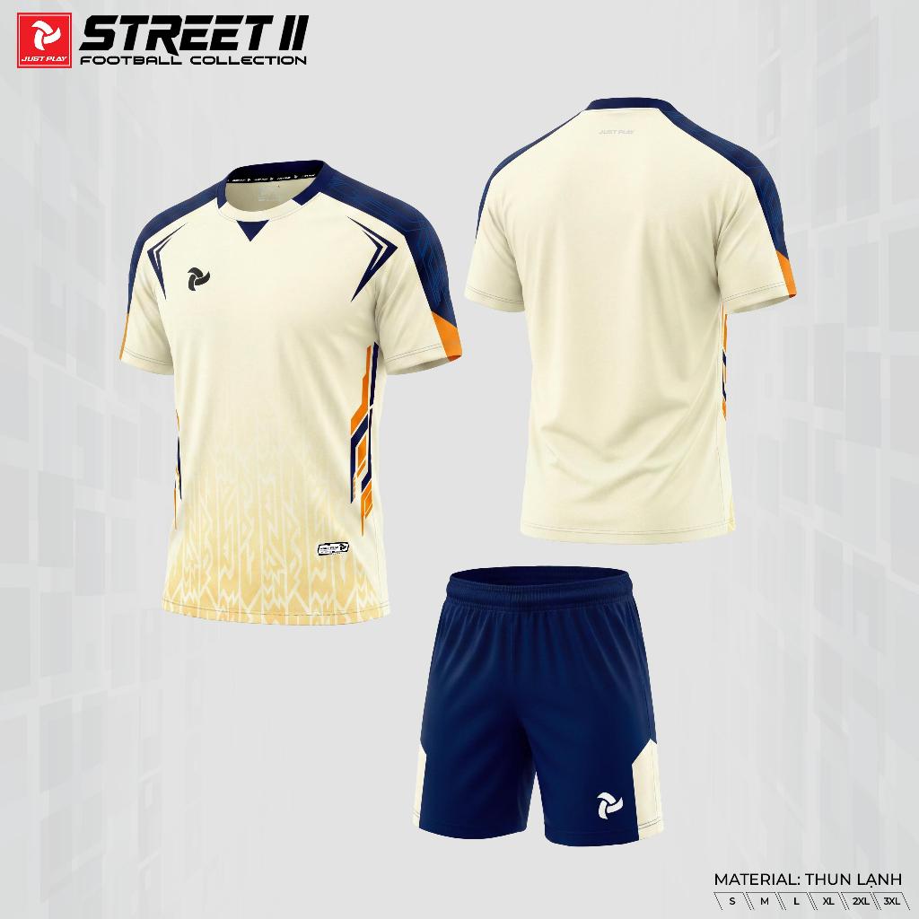 BST Quần Áo Bóng Đá Just Play Street 2 Thun Lạnh Cao Cấp Thể Thao Đương Đại_thumbnail_1
