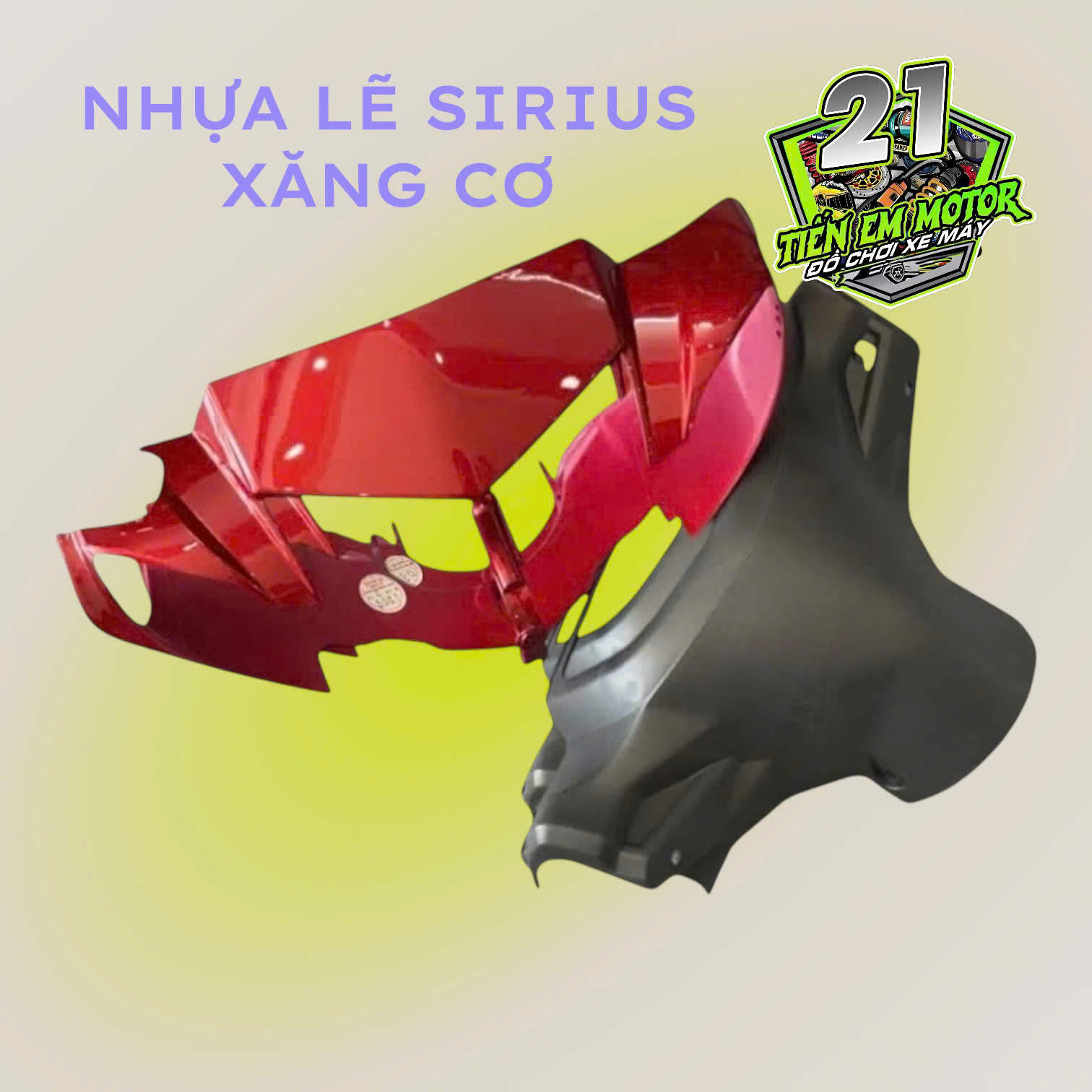 Ốp đầu trước Sihello Sirius xăng cơ - Nhựa ABS loại 1_thumbnail_2
