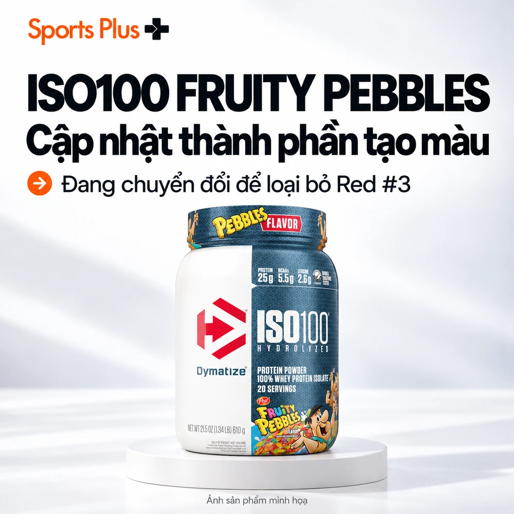 ISO100 Fruity Pebbles cập nhật thành phần tạo màu: khách hàng cần biết gì?