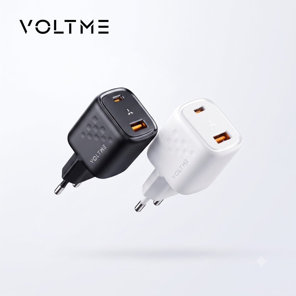 Củ Sạc Nhanh Voltme Revo 30 Duo GaN 30W (USB-C & USB-A)