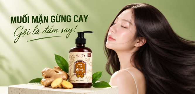 Ginger Shampoo Beauty Campaign