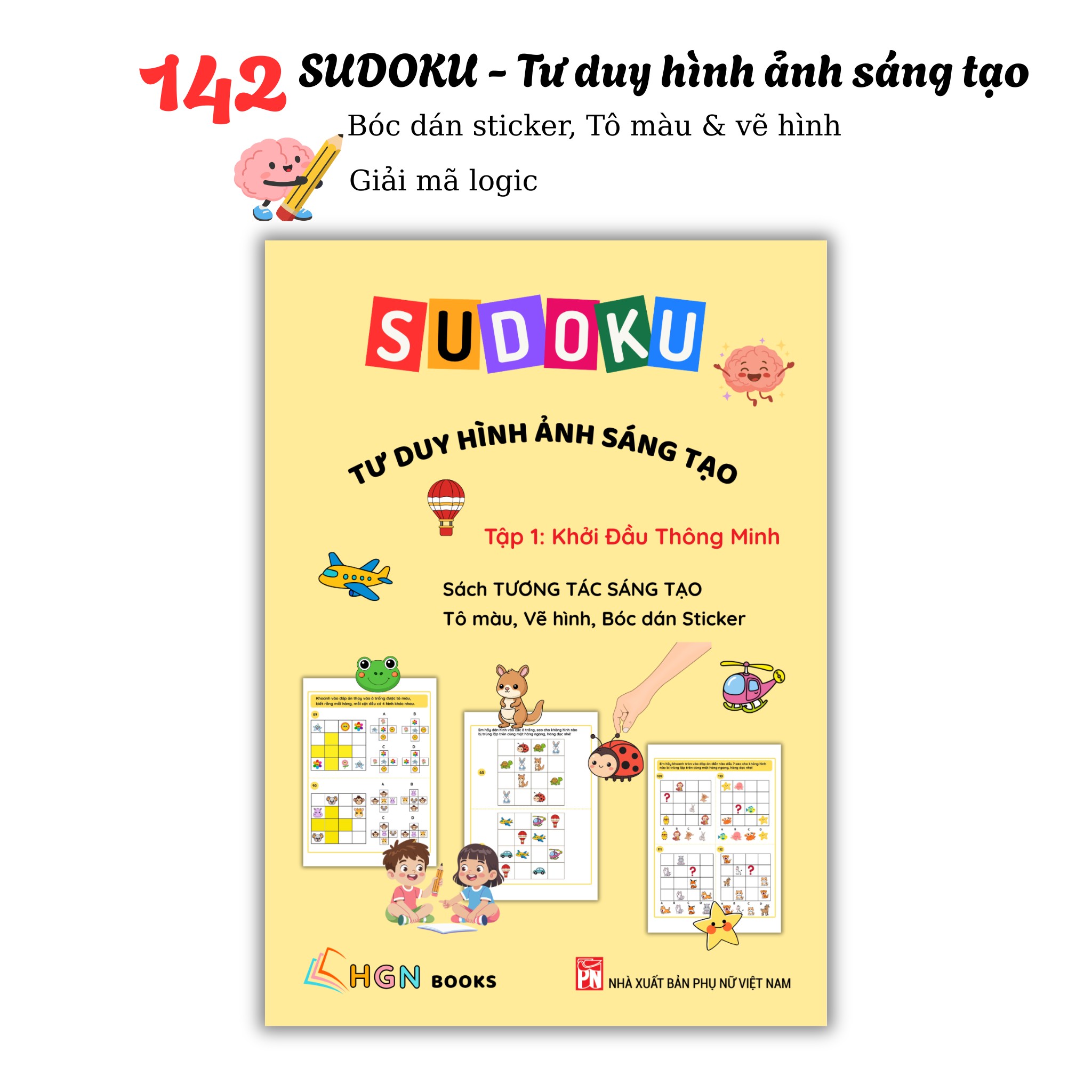 Sách Sudoku tư duy hình ảnh sáng tạo
