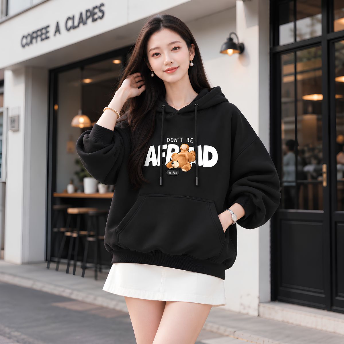 Áo nỉ hoodie nữ nhiều hình chất liệu nỉ da cá nhiều hình dễ mặc -  Loza NM001_thumbnail_8