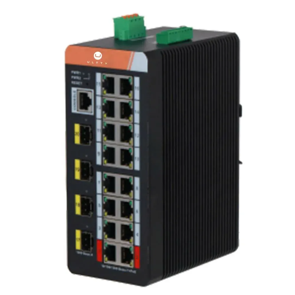 Thiết bị chuyển mạch công nghiệp U ULTTY UPIS16-240-42016, 20 cổng, tích hợp 16 cổng PoE
