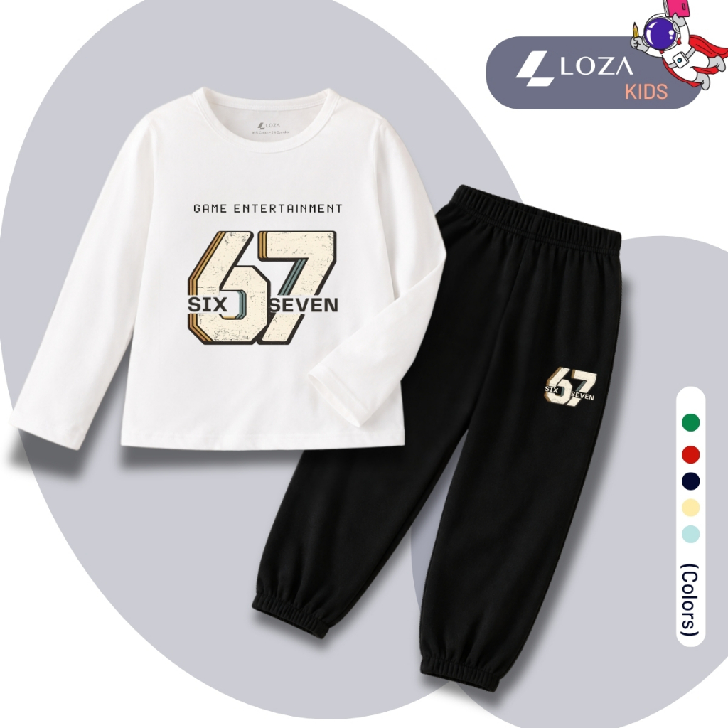 Set bộ Thu  Đông chất liệu cotton bé trai, bé gái hình số 67 - Loza BW739_thumbnail_0