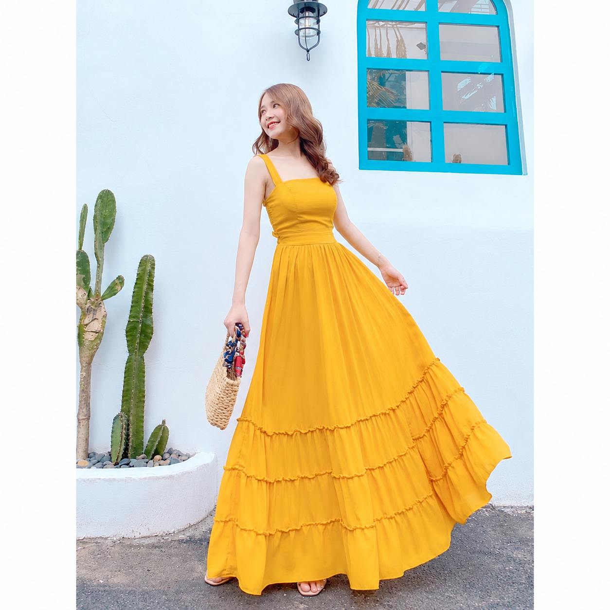 01 - CB - Party Plain Maxi Dress