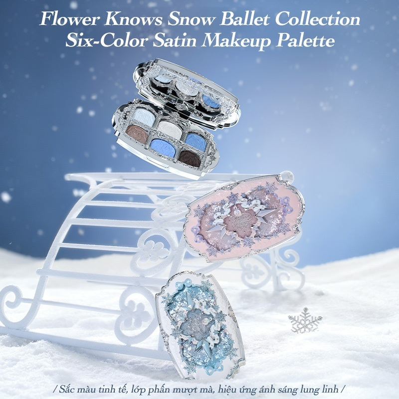[FLOWER KNOWS] Bảng phấn mắt Flower Knows Snow Ballet