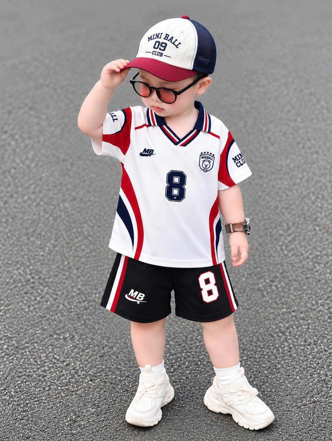 D79 BỘ POLO THÔNG HƠI SỐ 8 KÈM MŨ - A117.1858