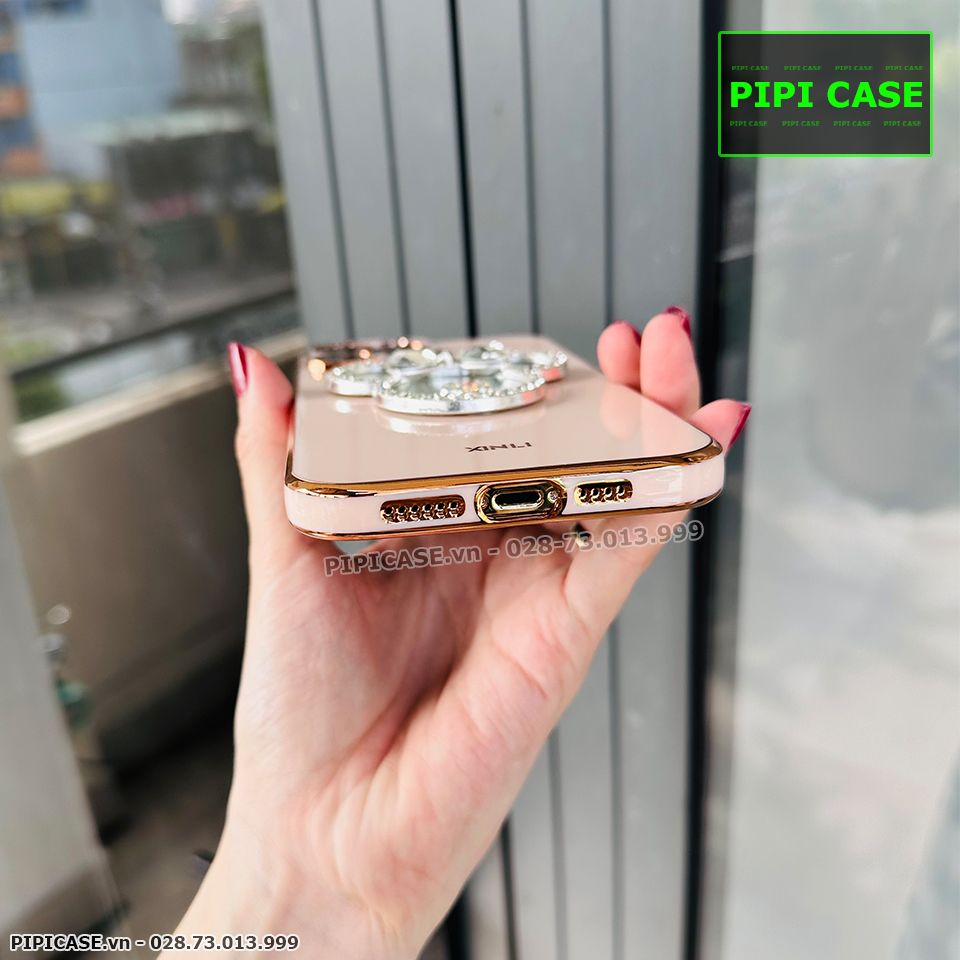 Ốp Lưng iPhone 13 Pro Max - Mic Gương - Vàng_thumbnail_3