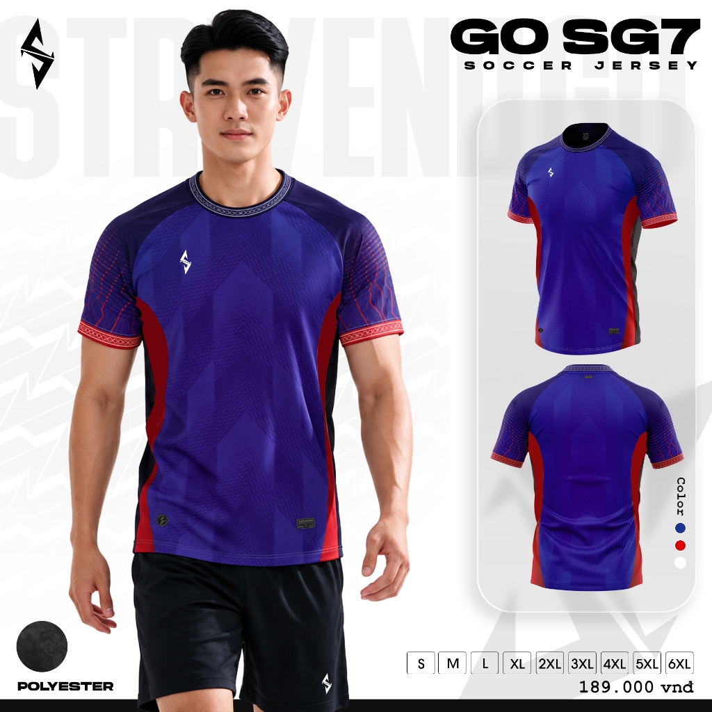 BST Quần Áo Bóng Đá Strivend GO SG07 Thun Mè Thoáng Khí Thể Thao Đương Đại_thumbnail_4