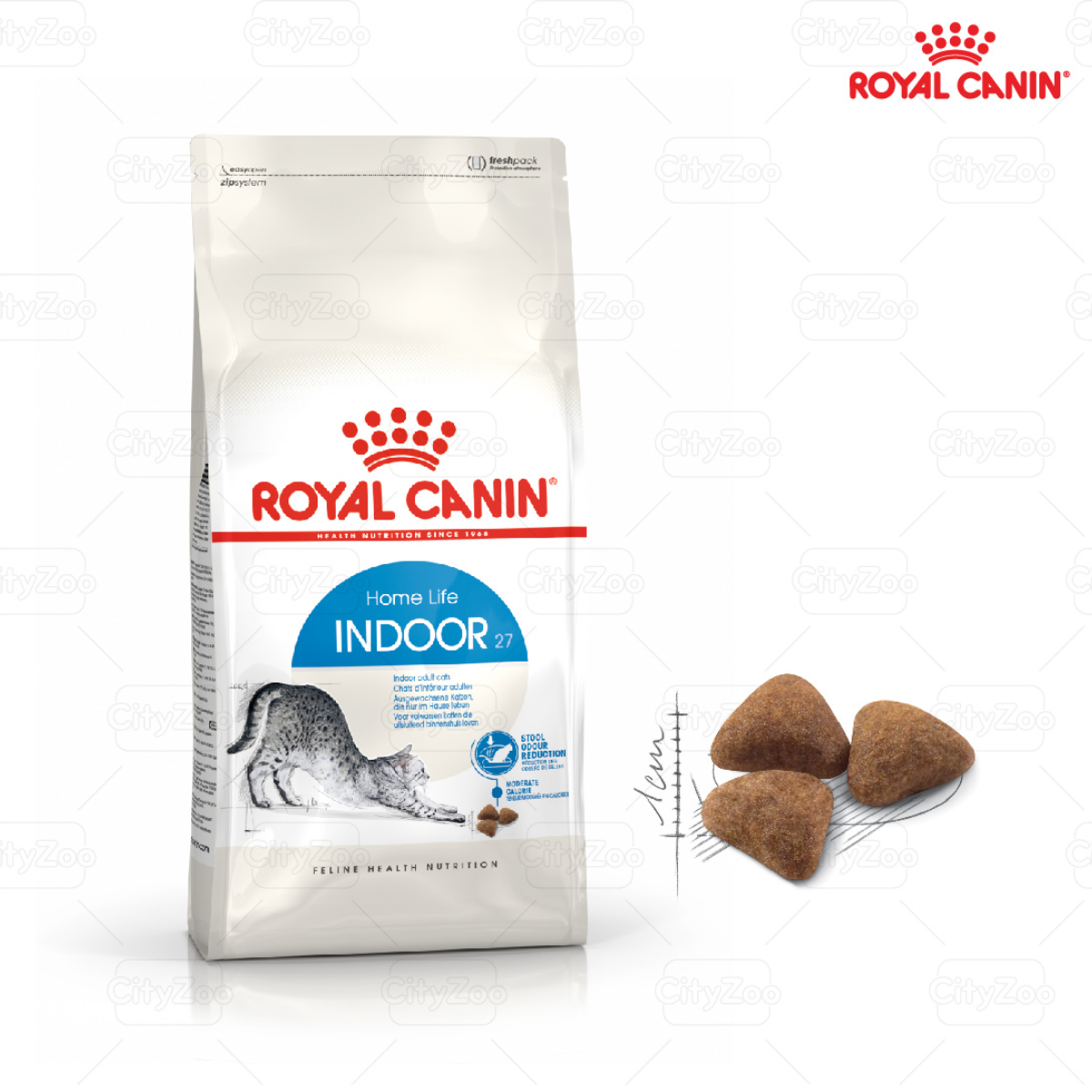 Thức ăn hạt cho mèo Royal Canin Indoor 27