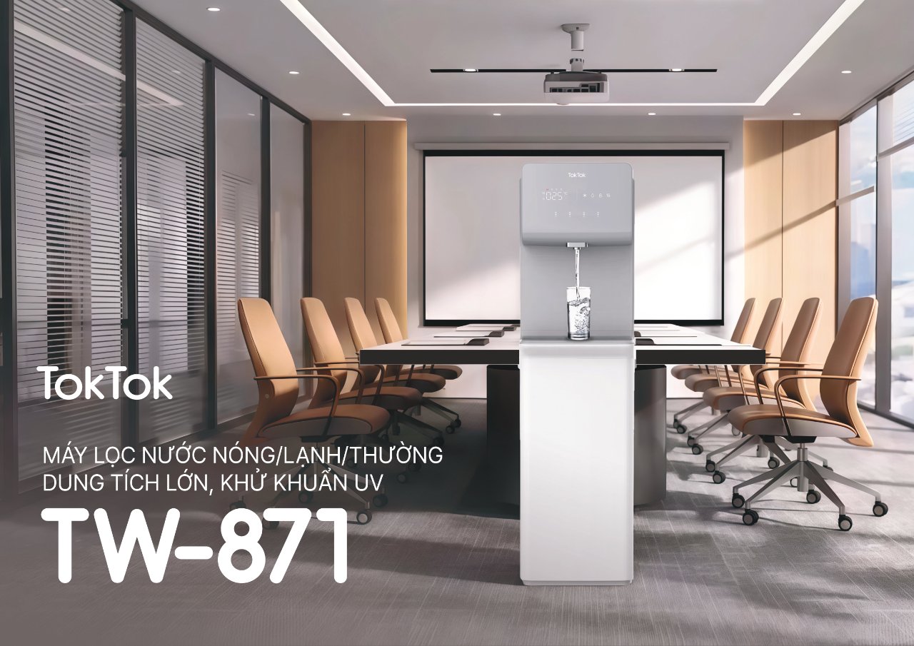 Máy lọc nước nóng lạnh TokTok TW-871
