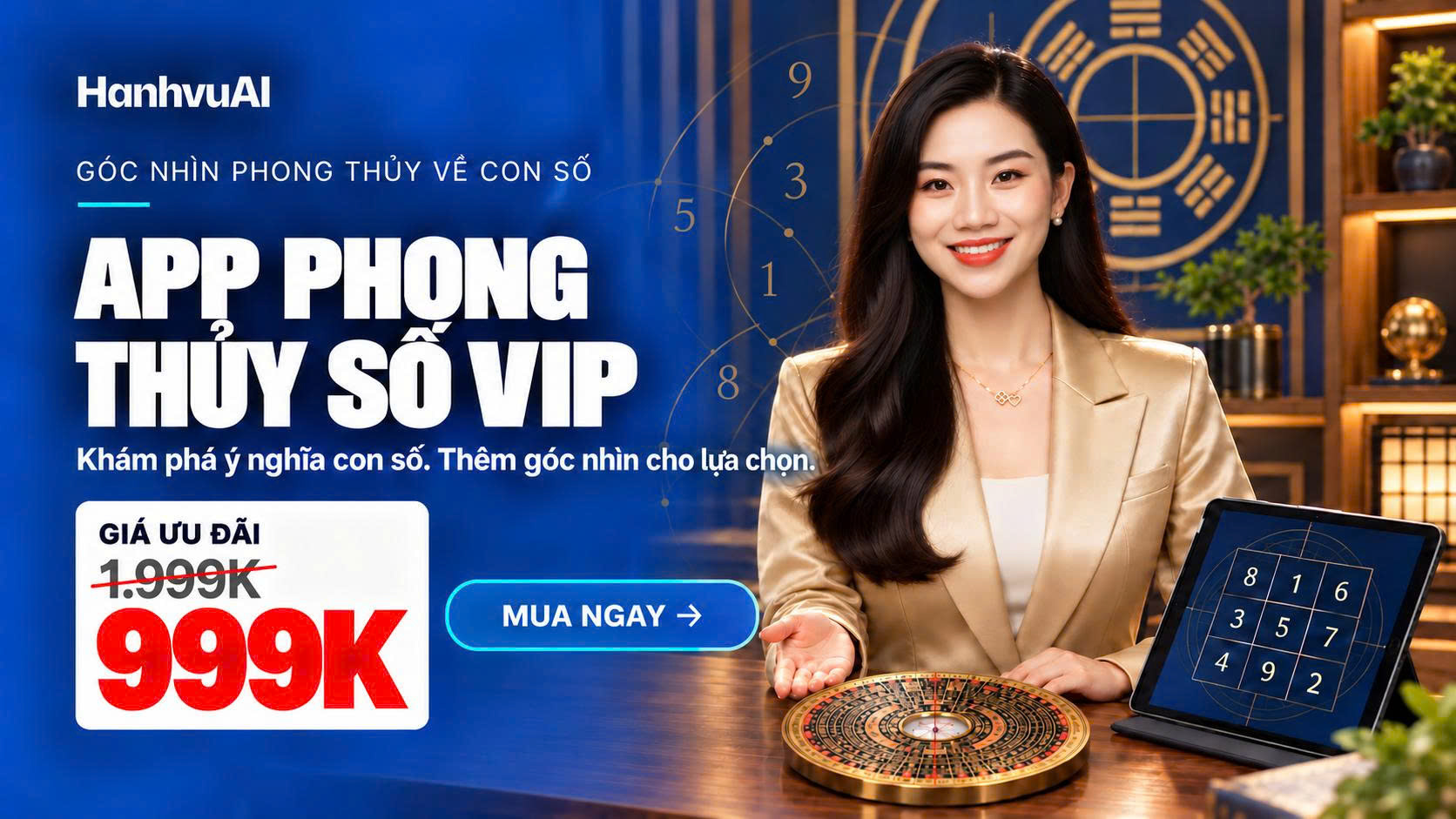 App Phong Thủy Số VIP (Vĩnh viễn)