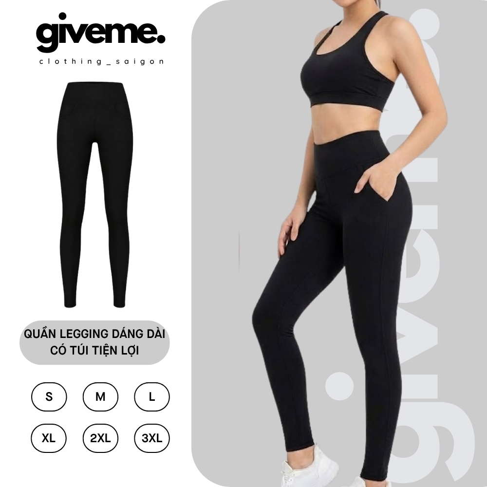 [SIZE S-3XL] Quần dài nữ túi trước - MS111