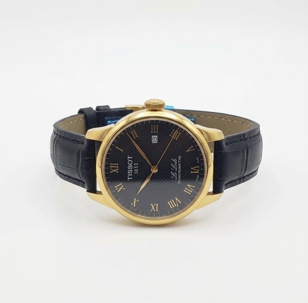 Tissot Leather and Chain Watch