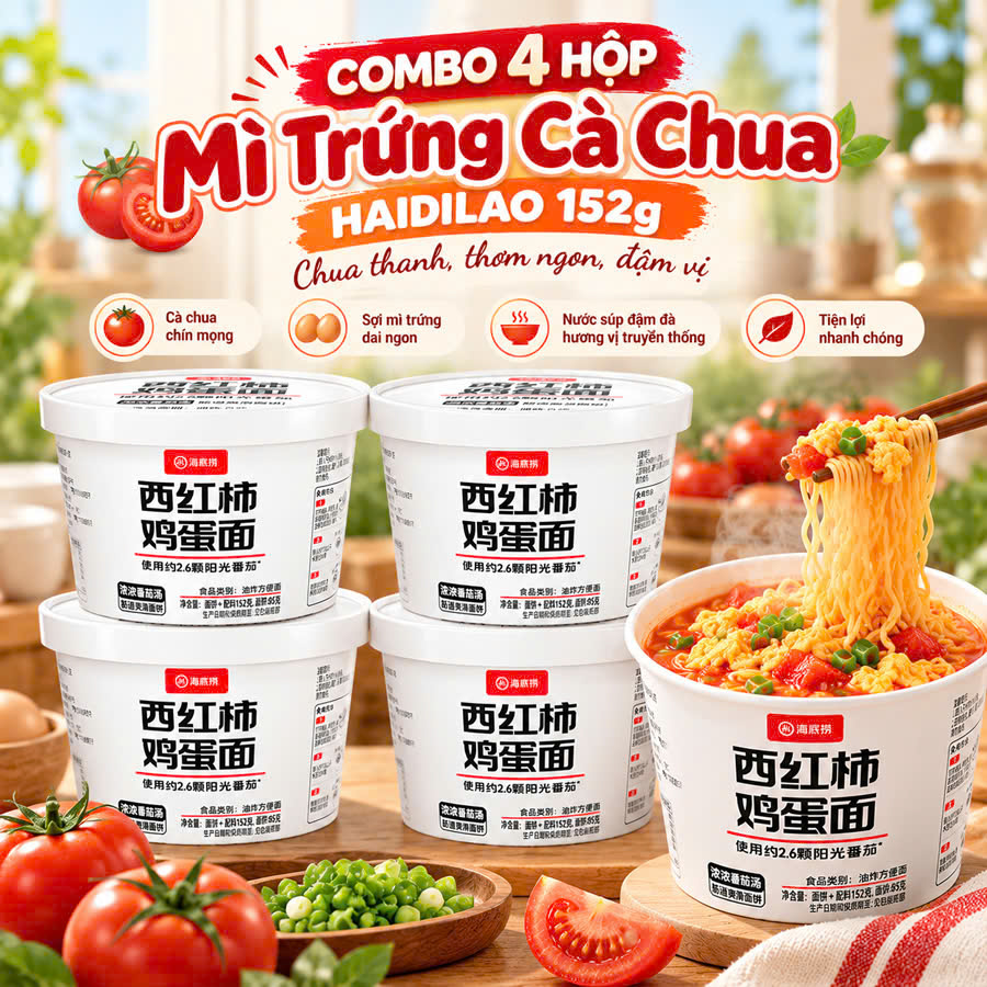 COMBO 4 HỘP MÌ HAIDILAO