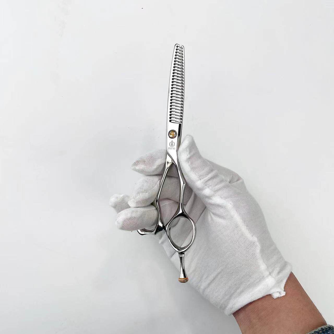 Kéo cắt & tỉa tóc Mizutani – D-series / Yugagi / Damascus (Hàng order)_thumbnail_12