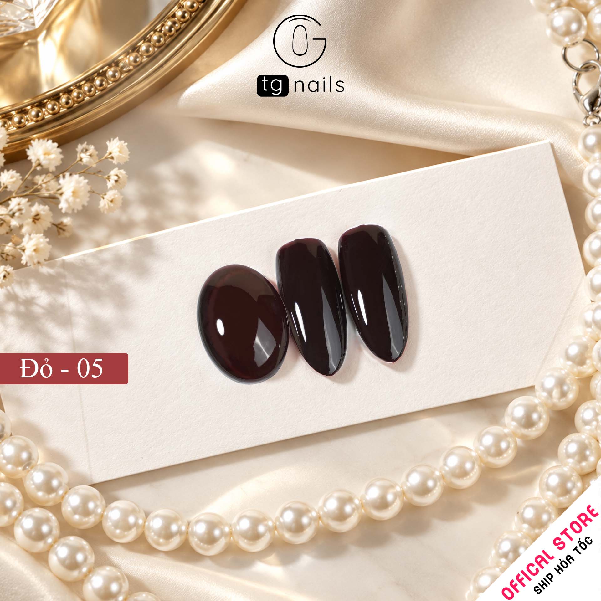 Sơn gel Đỏ chai 10g TG Nails_thumbnail_6
