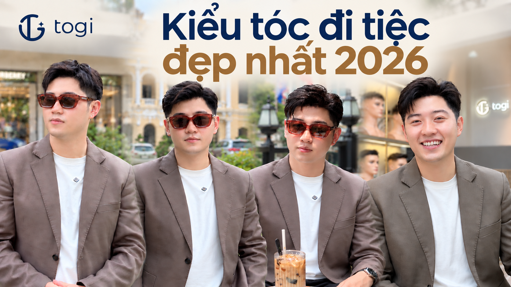Kiểu tóc đi tiệc 2026: Side Part lựa chọn của khách hàng TOGI Hair