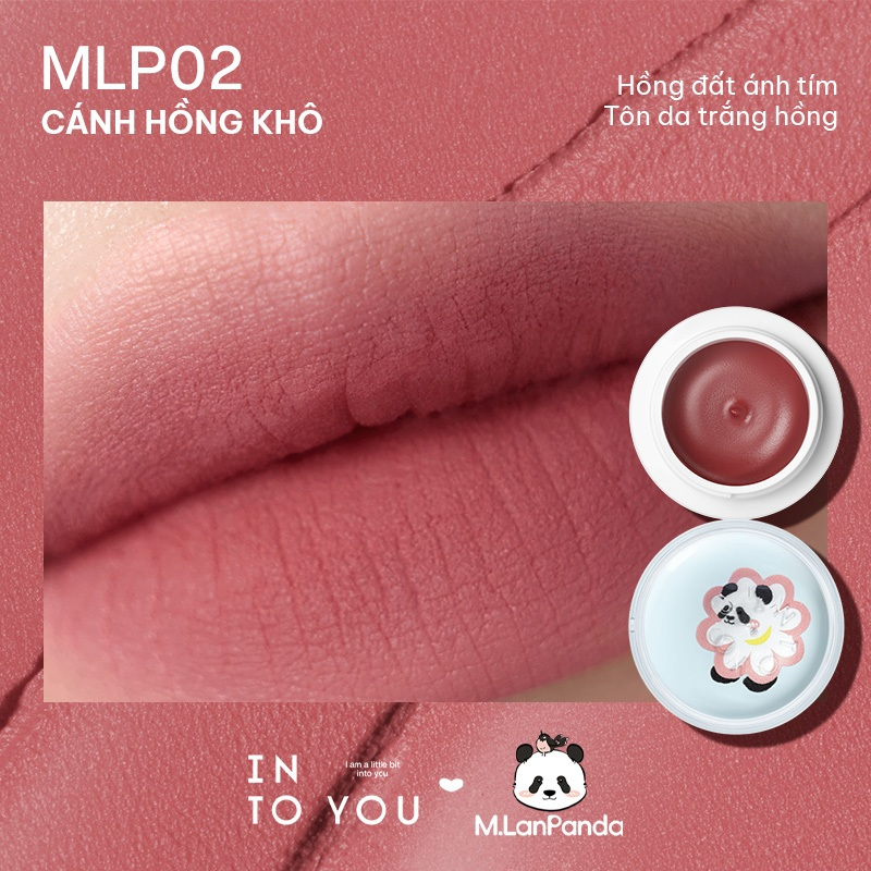 [INTO YOU] Son bùn hũ Into You Shero Super Matte Lip & Cheek Mud 5g (phiên bản gấu Panda)_thumbnail_3