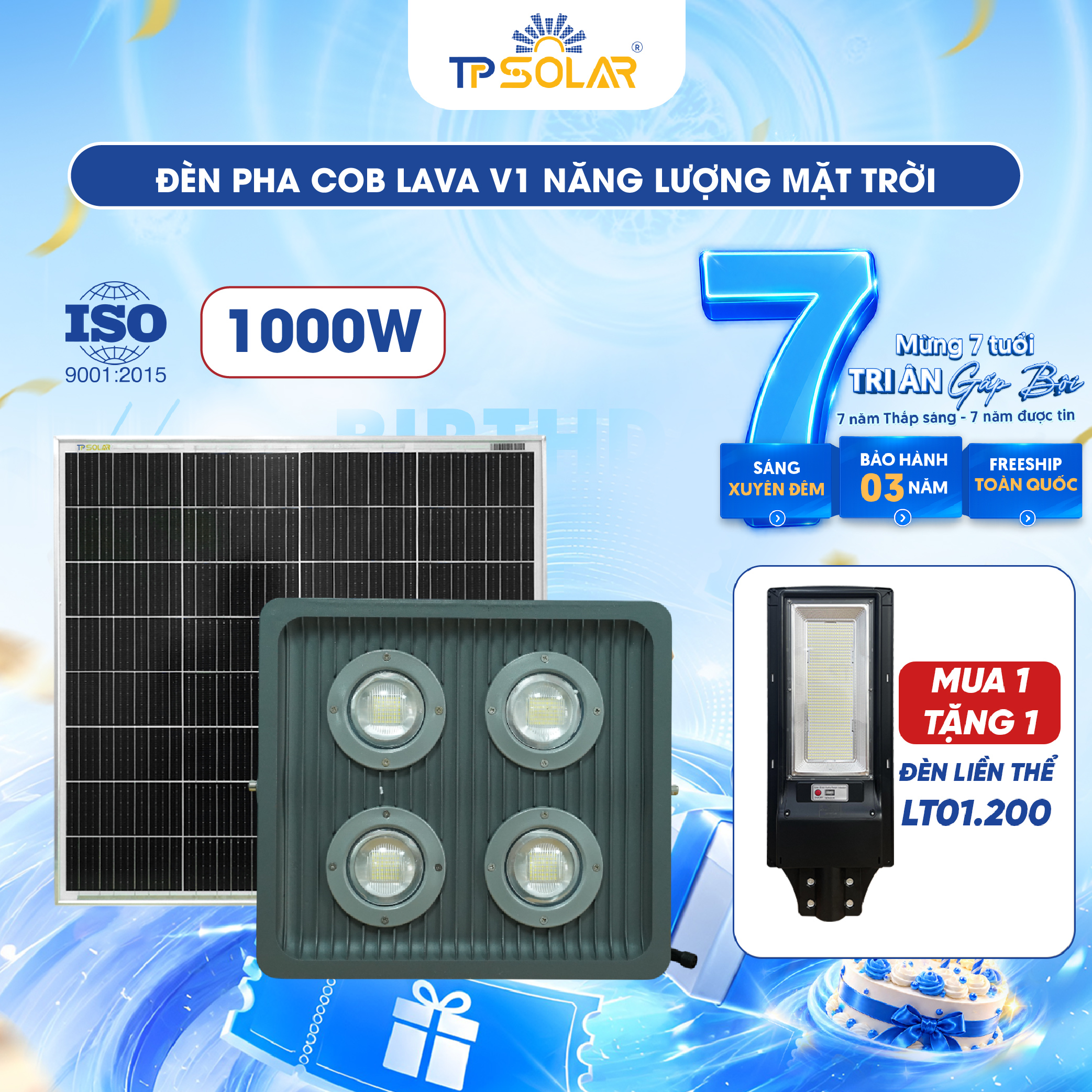 Đèn pha COB LAVA V1 năng lượng mặt trời TP SOLAR PRO CO21_thumbnail_1