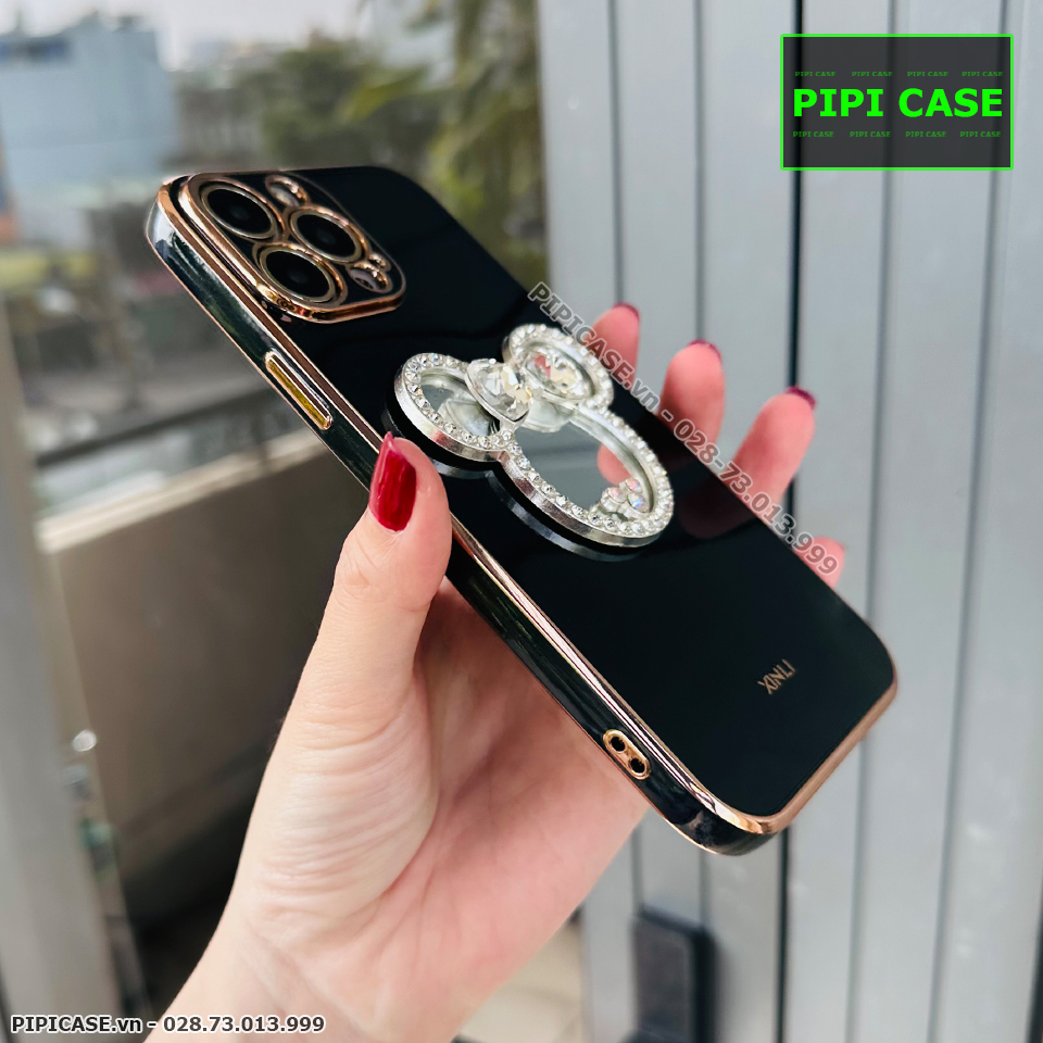 Ốp Lưng iPhone 13 Pro Max - Mic Gương - Đen_thumbnail_2