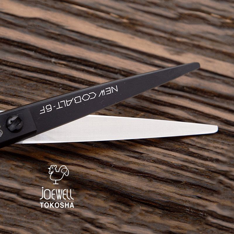 Kéo cắt tóc Joewell NC-5.5F / NC-6F đen (Hàng order)_thumbnail_3