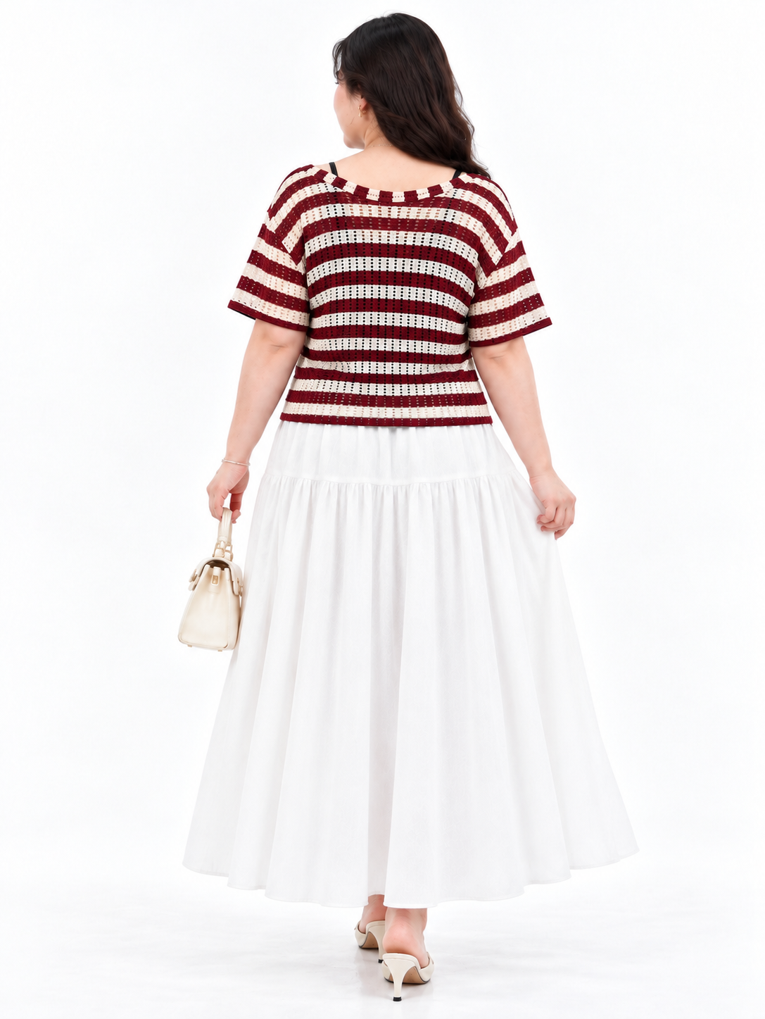 BIGSIZE NỮ - Sét áo kiểu kèm áo 2 dây dành cho nàng 55-90kg V-AK132_thumbnail_2