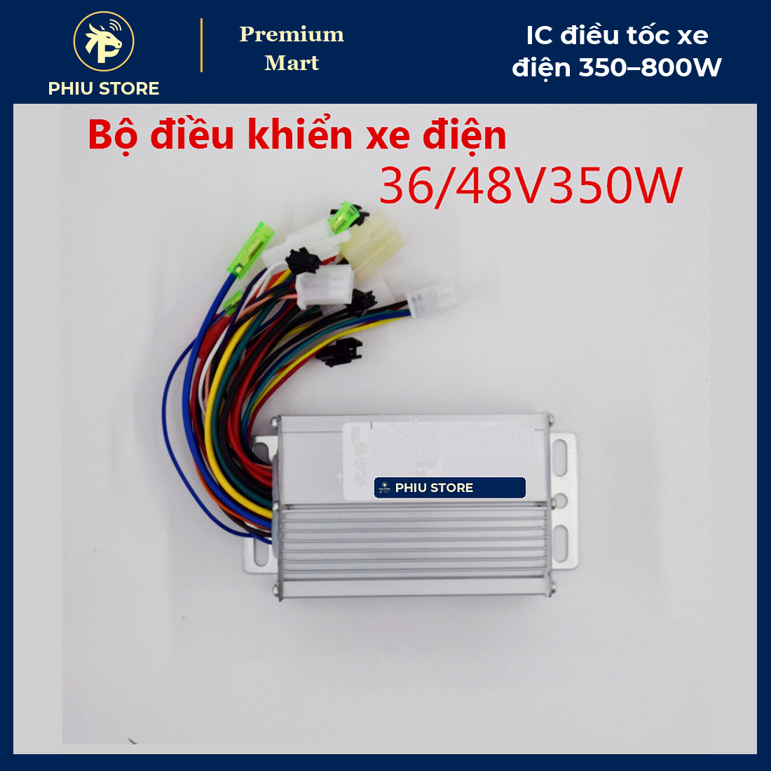 IC Điều Tốc Xe Điện 350–800W 36/48/64V - Bộ Điều Khiển Không Chổi Than 5 Trong 1 - PHIU STORE_thumbnail_4