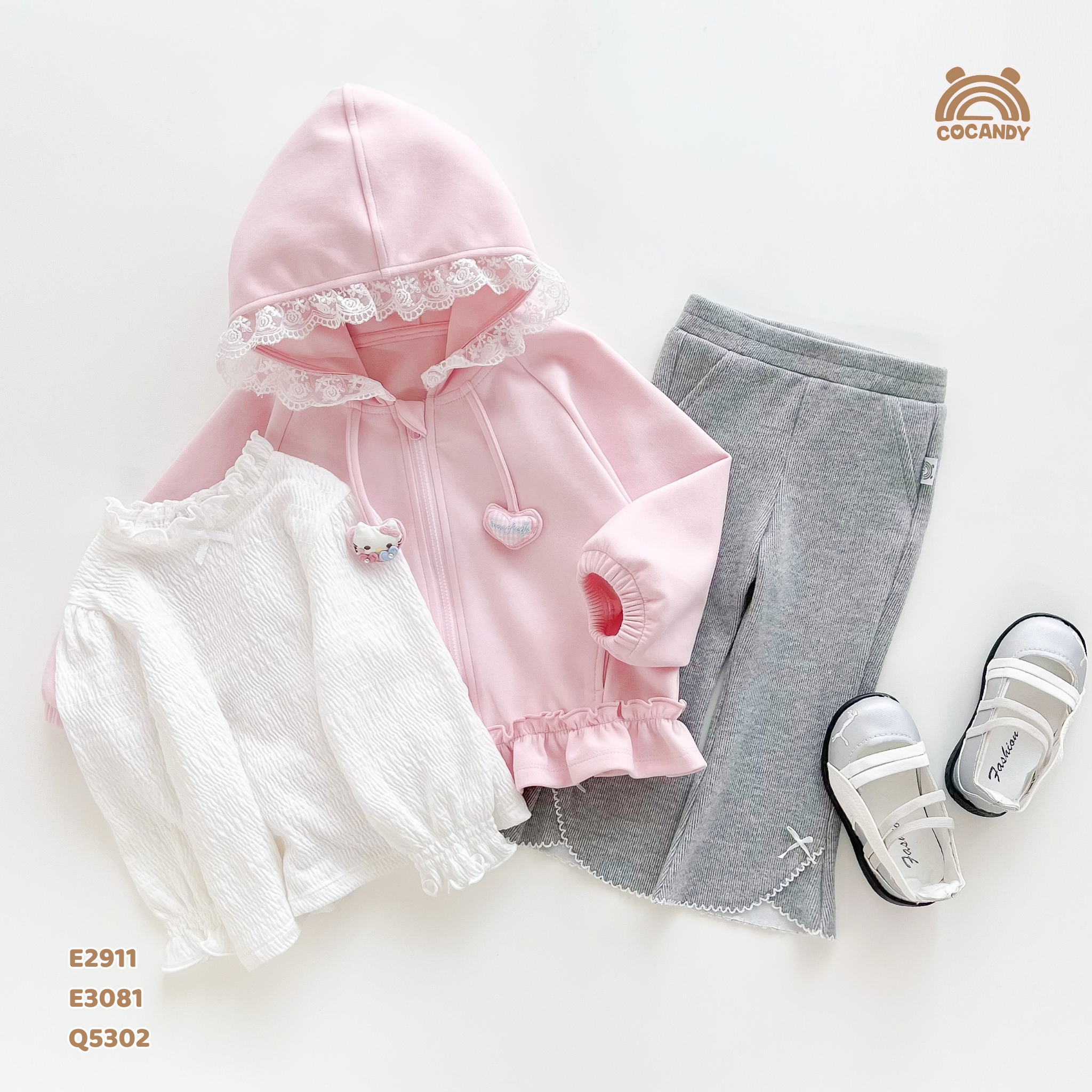 Áo khoác nỉ HỒNG phối bèo ren_thumbnail_1