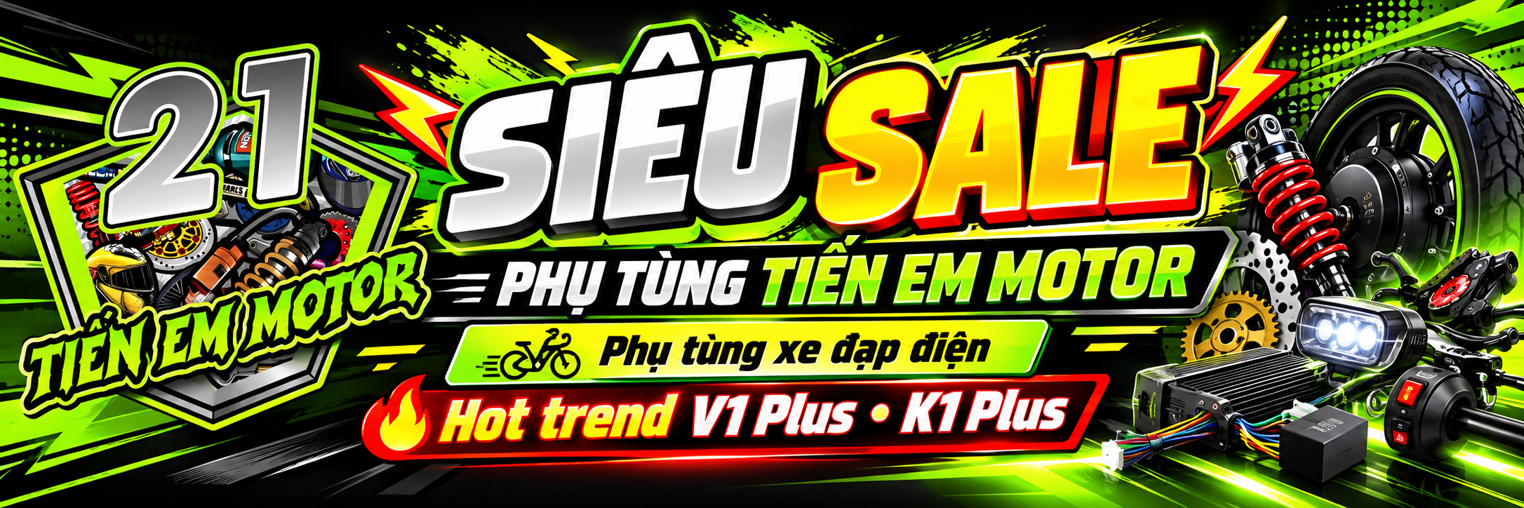 Neon E-Bike Parts Super Sale