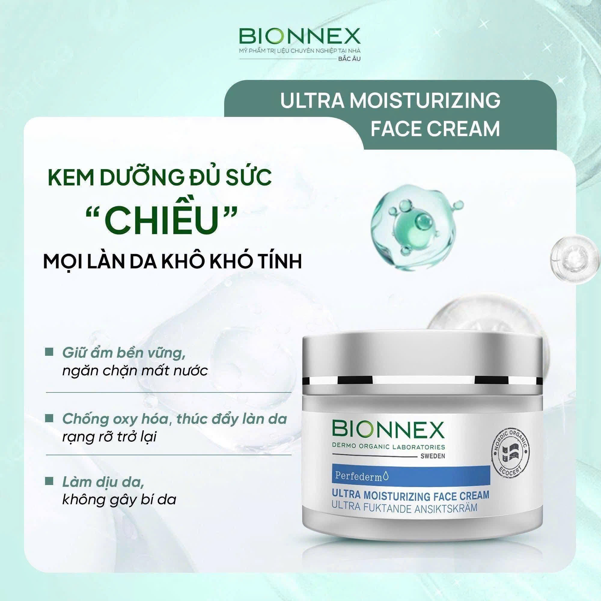 KEM DƯỠNG CẤP ẨM CHUYÊN SÂU BIONNEX PERFEDERM