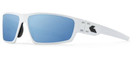 Gatorz Warhawk - Frost w/ Black Logo, Blue Mirror Opz (GZ-15-550)