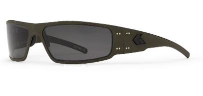 Gatorz (ANZI Z87 + MILSPEC) Magnum - OD Green w/ Black Logo, Smoke w/ Anti-Fog (GZ-01-202)