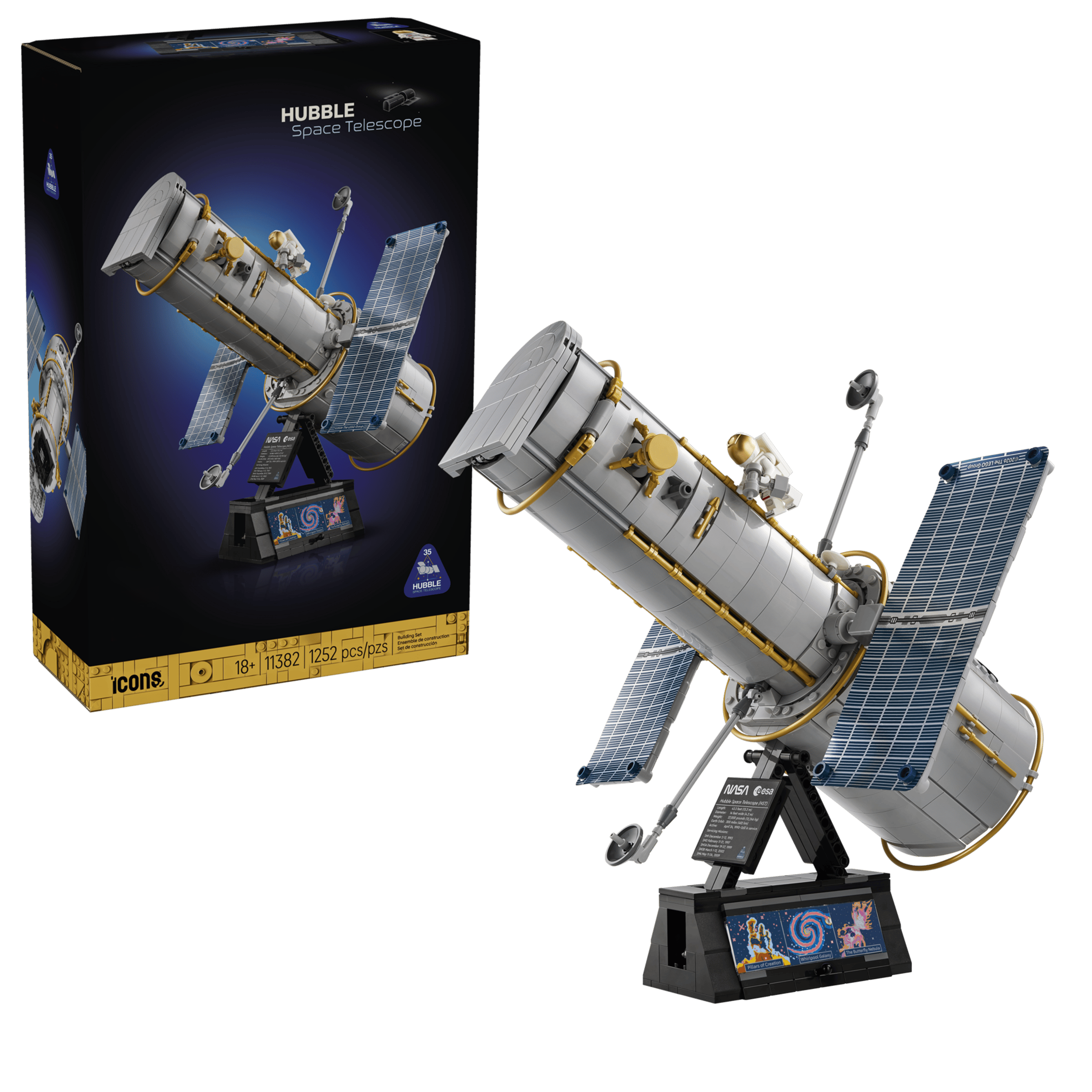 Mô Hình Lắp Ráp Non LEGO Kính Viễn Vọng HUBBLE