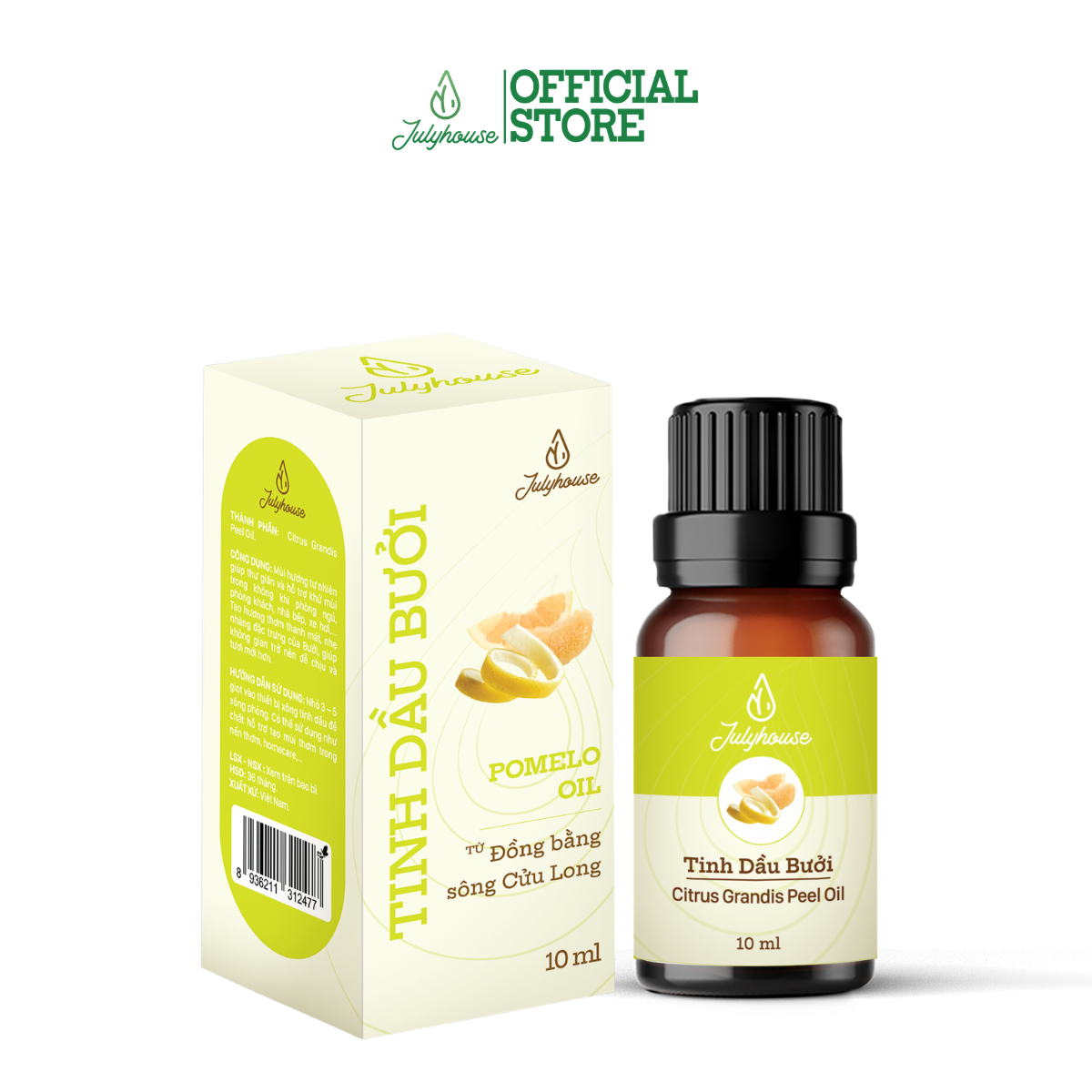 Tinh dầu Bưởi Đồng bằng Sông Cửu Long 10ml