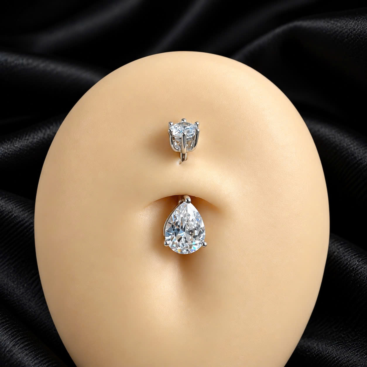 Rốn bạc giọt nước trơn xi kim_thumbnail_3