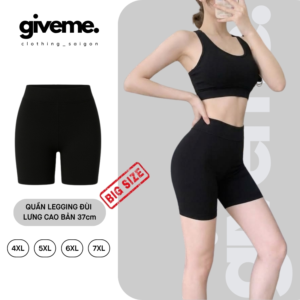 [4X-7X] Quần đùi nữ không túi Bigsize - MS341
