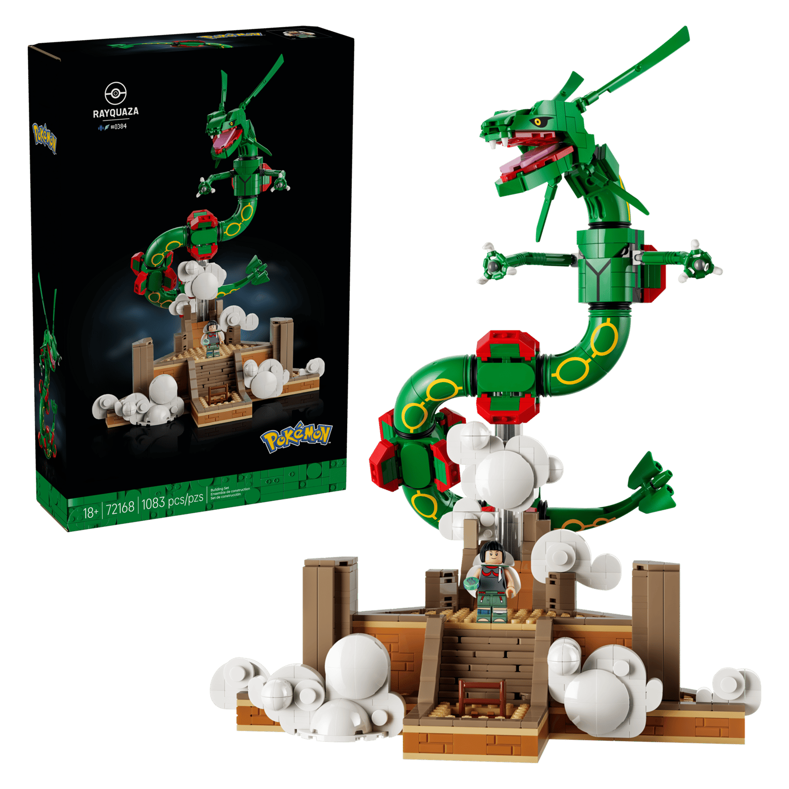 Mô Hình Lắp Ráp Non LEGO Rayquaza