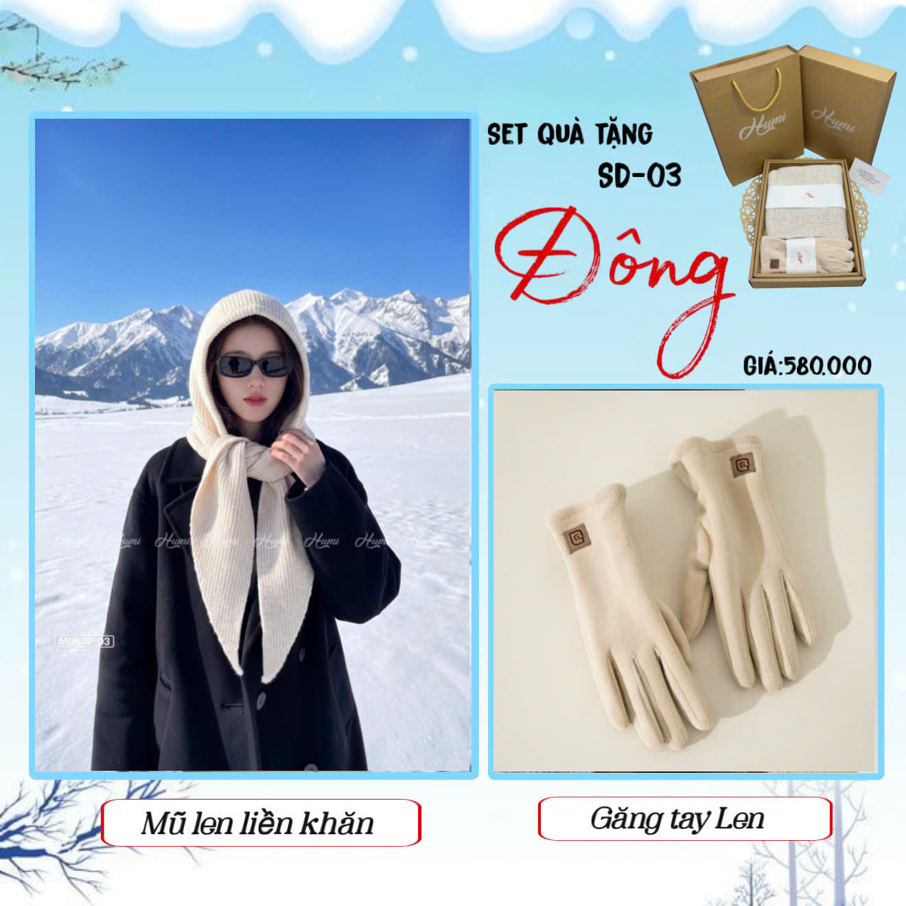 BỘ QUÀ TẶNG MÙA ĐÔNG (SD-03)