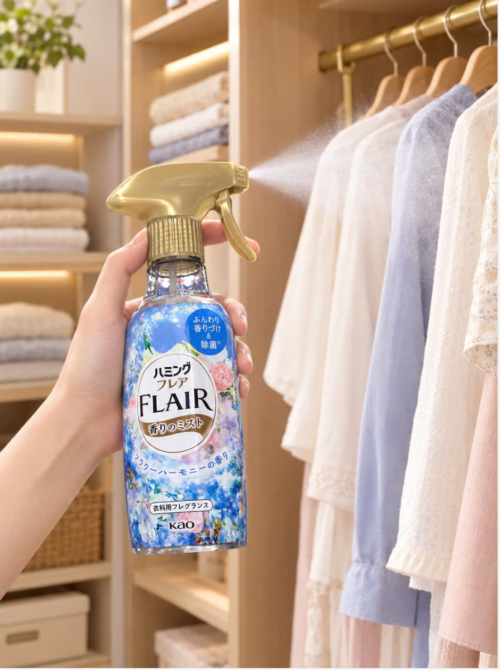 XỊT PHẲNG & LÀM THƠM QUẦN ÁO KAO 270ml_thumbnail_0