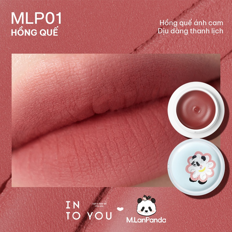 [INTO YOU] Son bùn hũ Into You Shero Super Matte Lip & Cheek Mud 5g (phiên bản gấu Panda)_thumbnail_0