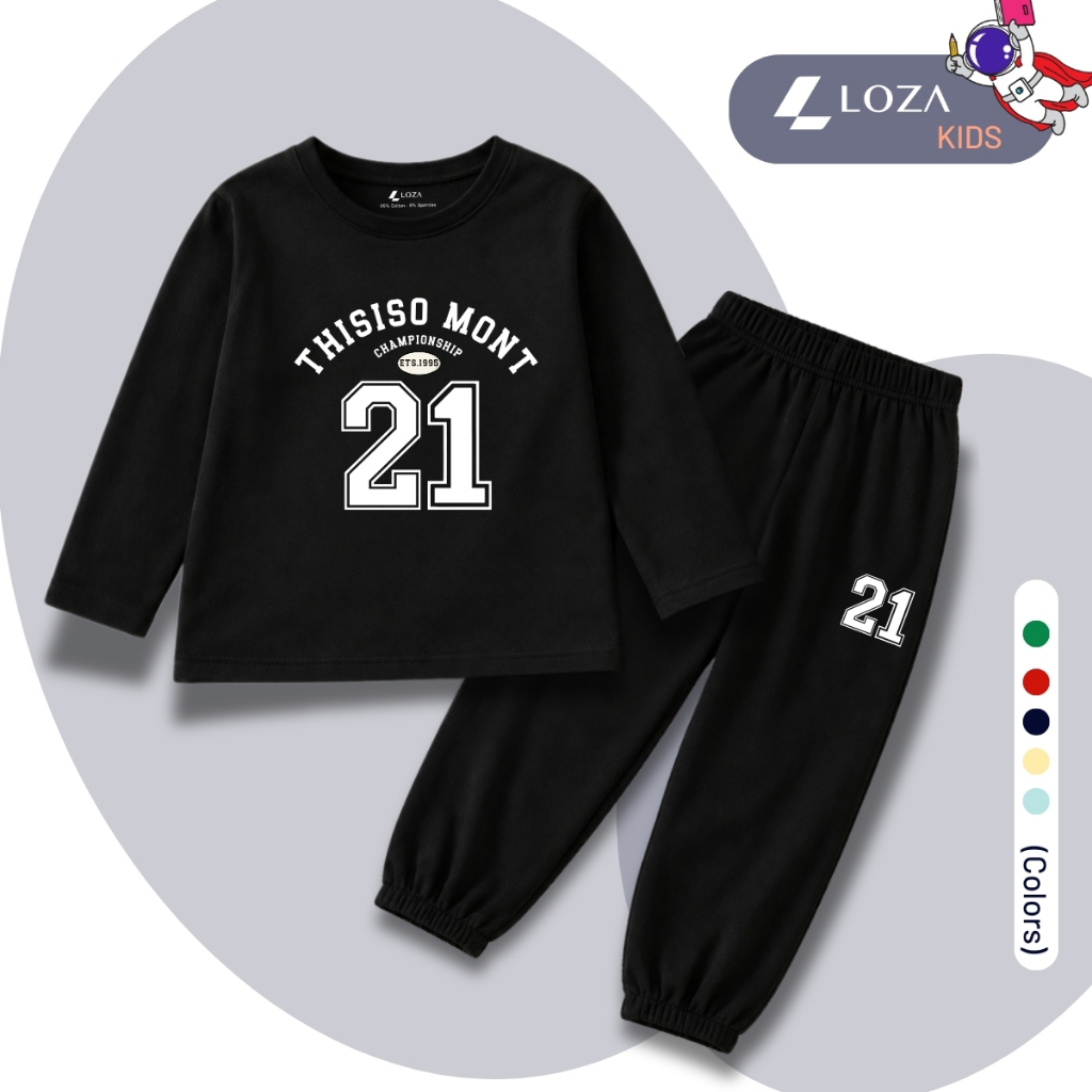 Set bộ Thu - Đông chất liệu cotton cho bé trai, bé gái in số 21 - Loza BW740_thumbnail_5