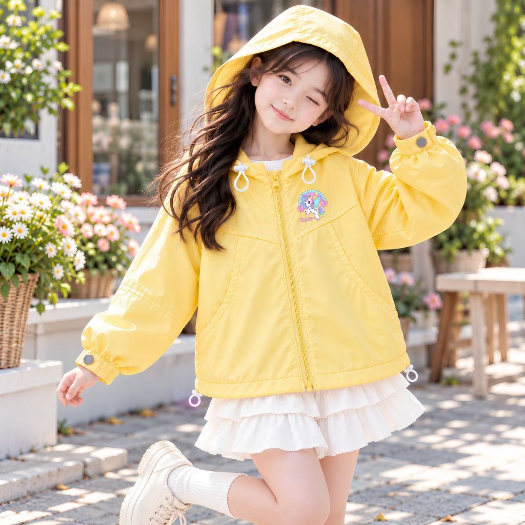 Áo gió bé gái hình Ngựa Pony -  Loza Kids AJ3769_thumbnail_3