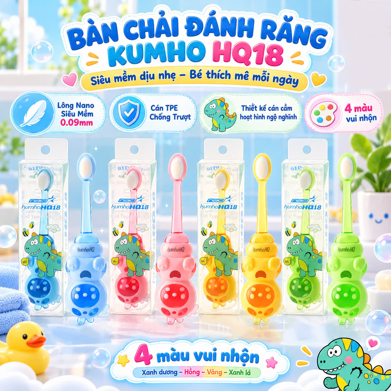 Combo 3 Bàn Chải Đánh Răng Kumho_thumbnail_5