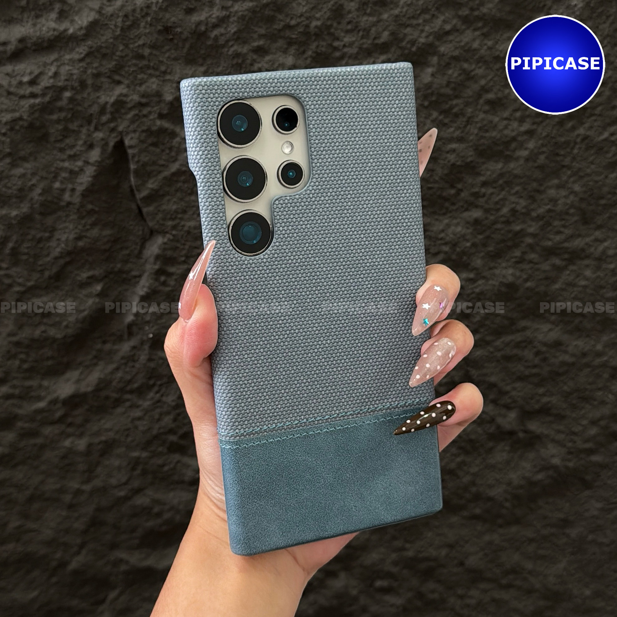 Ốp Lưng Samsung S24 Ultra 5G - Lechi - Xanh Nhạt_thumbnail_0