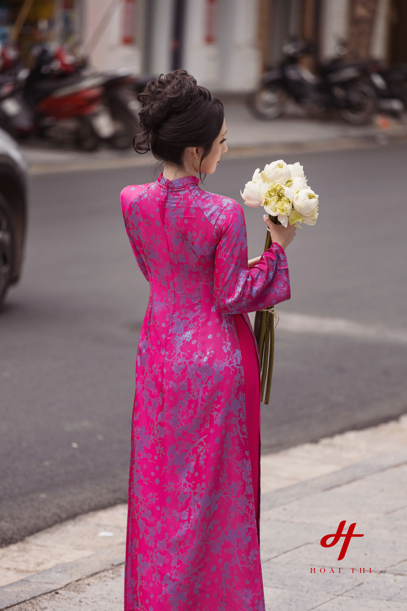 Áo dài cách tân Phượng Cẩm - Áo dài lụa gấm cao cấp, trẻ trung, sang trọng_thumbnail_5