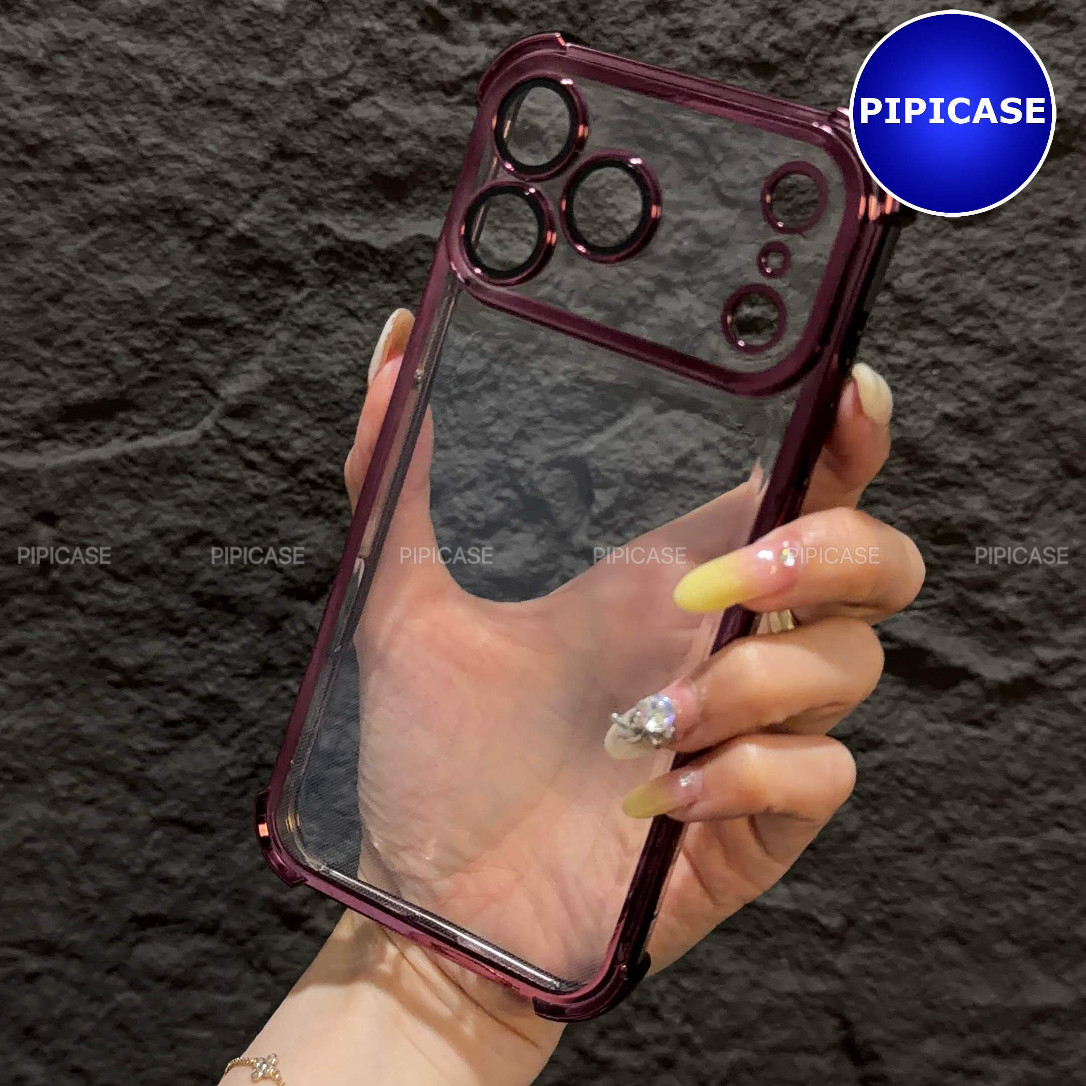 Ốp Lưng iPhone 17 Pro Max - Gu - Đỏ Burgundy_thumbnail_12