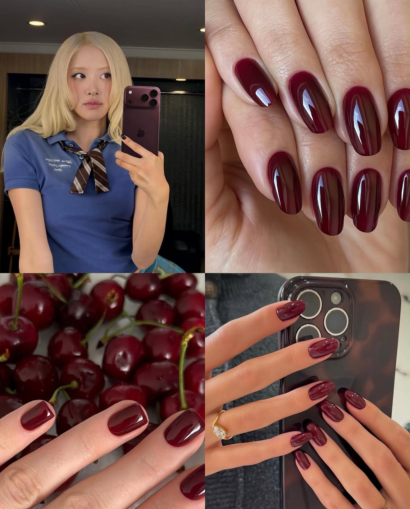 Nail đỏ iPhone 18: Sắc đỏ bắt trend và những mẫu nail đẹp nổi bật