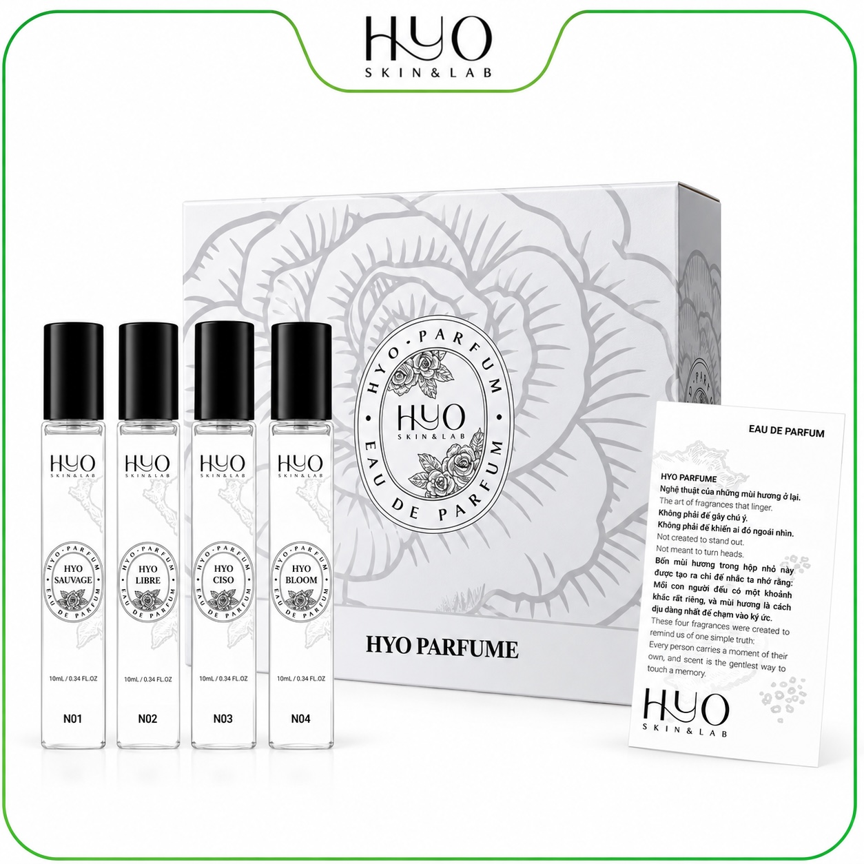 SET NƯỚC HOA HYO PARFUME 10ML